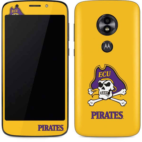 East Carolina University ECU Pirates Logo Yellow Moto E5 Play Skin
