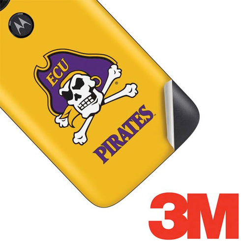 East Carolina University ECU Pirates Logo Yellow Moto E5 Play Skin