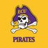 East Carolina University ECU Pirates Logo Yellow Moto E5 Play Skin