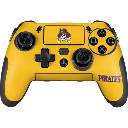 East Carolina University ECU Pirates Logo Yellow PlayStation Scuf Vantage 2 Controller Skin