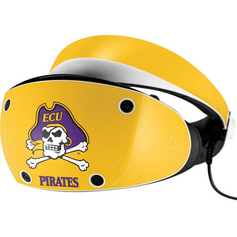 East Carolina University ECU Pirates Logo Yellow PlayStation VR2 Skin