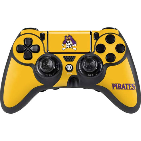 East Carolina University ECU Pirates Logo Yellow PS4/PC SCUF Impact Controller Skin