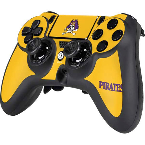East Carolina University ECU Pirates Logo Yellow PS4/PC SCUF Impact Controller Skin