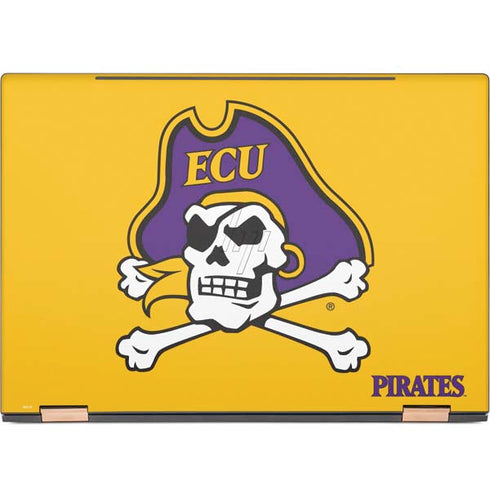 East Carolina University ECU Pirates Logo Yellow HP Spectre Skin