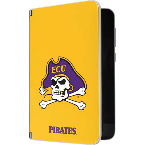 East Carolina University ECU Pirates Logo Yellow Surface Duo Skin