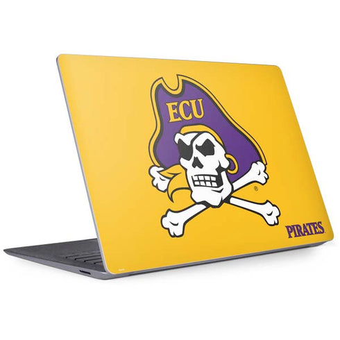 East Carolina University ECU Pirates Logo Yellow Surface Laptop 3 13.5in Skin