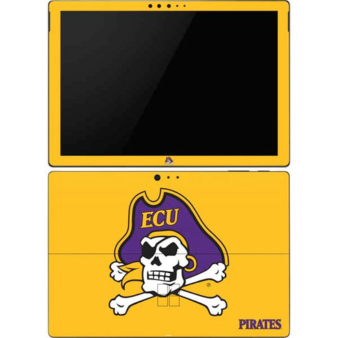 East Carolina University ECU Pirates Logo Yellow Surface Pro 6 Skin