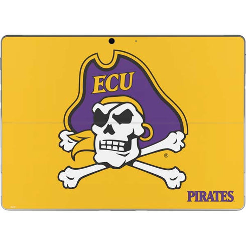 East Carolina University ECU Pirates Logo Yellow Surface Pro 9 Skin