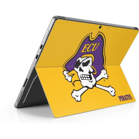 East Carolina University ECU Pirates Logo Yellow Surface Pro 9 Skin
