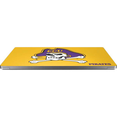 East Carolina University ECU Pirates Logo Yellow Universal Laptop 15in (12.2 x 8.8in) Skin
