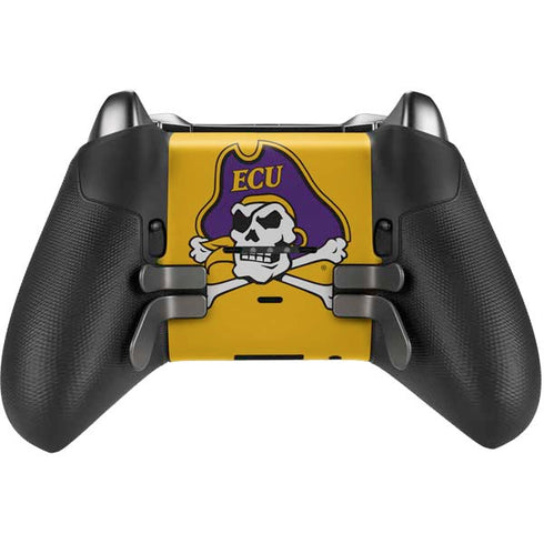 East Carolina University ECU Pirates Logo Yellow Xbox Elite Wireless Controller Series 2 Skin