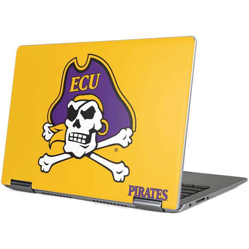 East Carolina University ECU Pirates Logo Yellow Yoga 710 14in Skin