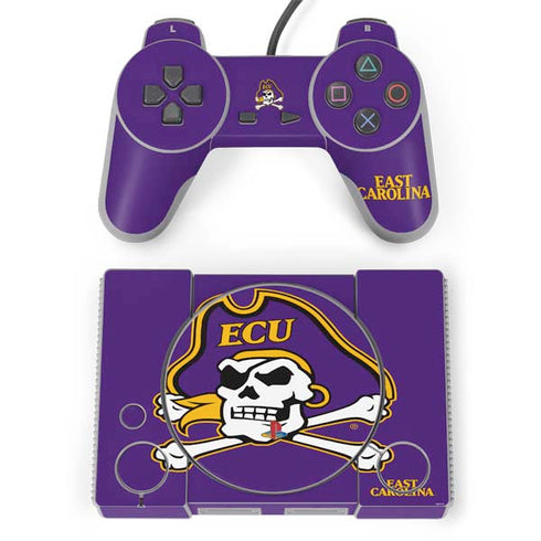 East Carolina University ECU Pirates PlayStation Classic Bundle Skin