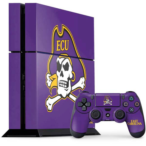 East Carolina University ECU Pirates PS4 Console and Controller Bundle Skin