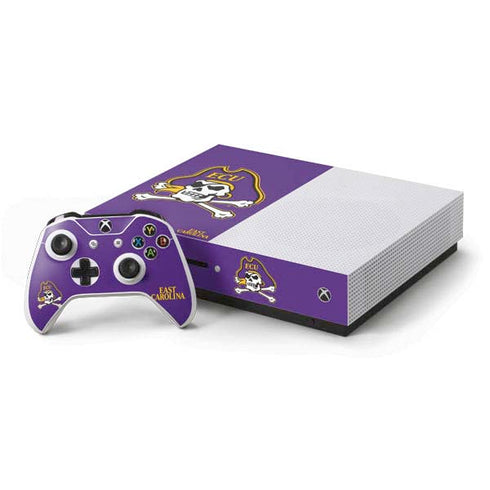 East Carolina University ECU Pirates Xbox One S Console and Controller Bundle Skin