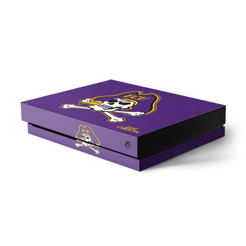 East Carolina University ECU Pirates Xbox One X Console Skin