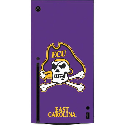 East Carolina University ECU Pirates Xbox Series X Console Skin