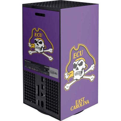 East Carolina University ECU Pirates Xbox Series X Console Skin
