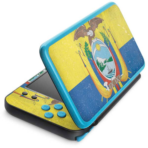 Ecuador Flag Distressed Nintendo 2DS XL (2017) Skin