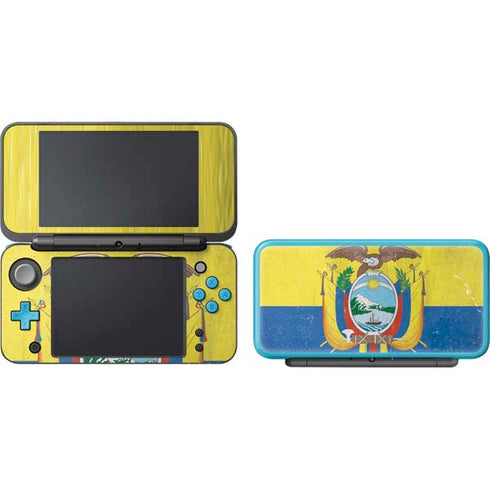 Ecuador Flag Distressed Nintendo 2DS XL (2017) Skin