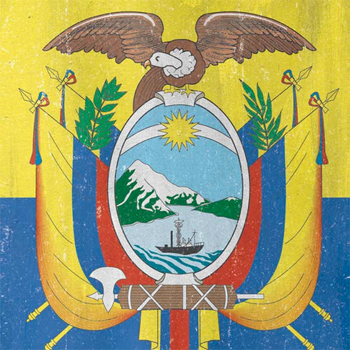 Ecuador Flag Distressed Nintendo 2DS XL (2017) Skin