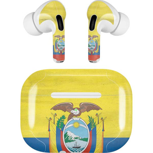 Ecuador Flag Distressed AirPods Pro 2nd Gen Skin