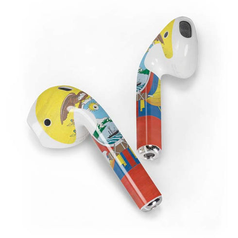 Ecuador Flag Distressed Apple AirPods 2 Skin