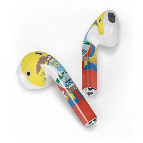Ecuador Flag Distressed Apple AirPods Skin