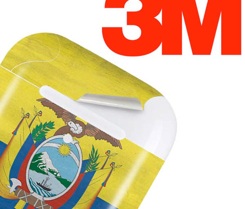 Ecuador Flag Distressed Apple AirPods Skin