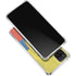 Ecuador Flag Distressed Galaxy A12 Clear Case