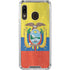 Ecuador Flag Distressed Galaxy A30 Clear Case