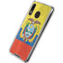 Ecuador Flag Distressed Galaxy A30 Clear Case