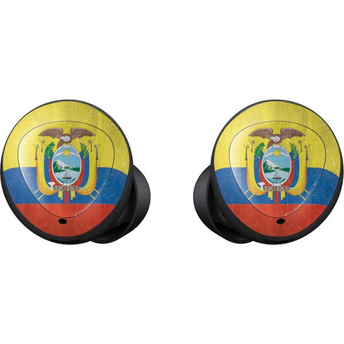 Ecuador Flag Distressed Galaxy Buds Skin
