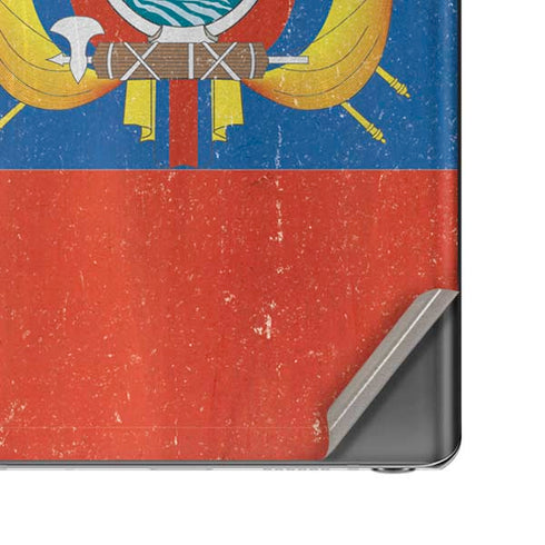 Ecuador Flag Distressed Galaxy Note20 5G Skin