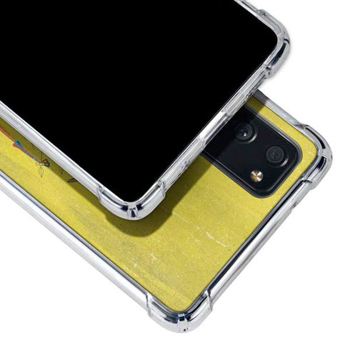 Ecuador Flag Distressed Galaxy S20 FE Clear Case