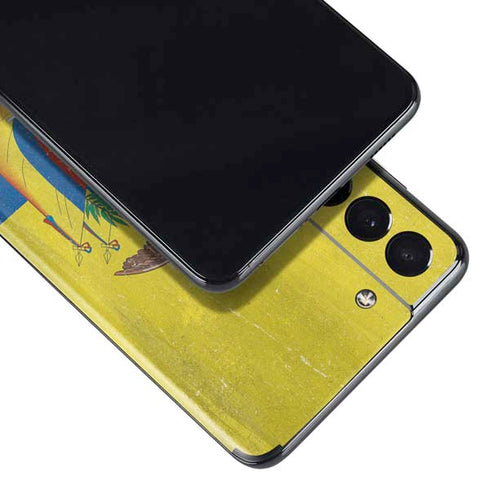Ecuador Flag Distressed Galaxy S21 Plus 5G Skin