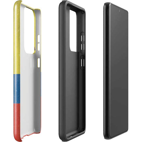 Ecuador Flag Distressed Galaxy S21 Ultra 5G Pro Case