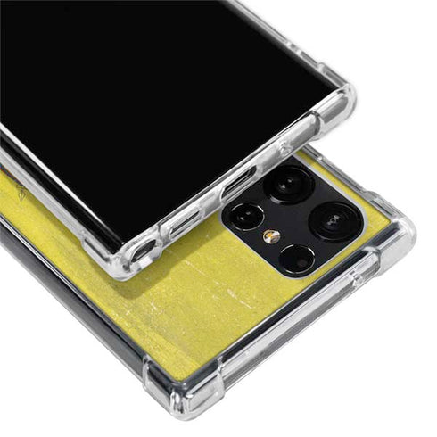 Ecuador Flag Distressed Galaxy S22 Ultra Clear Case