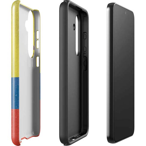 Ecuador Flag Distressed Galaxy S24 Impact Case