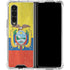 Ecuador Flag Distressed Galaxy Z Fold4 5G Clear Case
