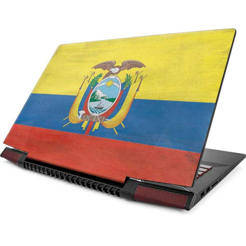 Ecuador Flag Distressed Lenovo IdeaPad Skin