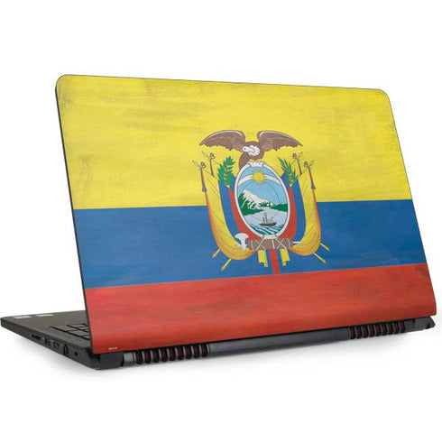 Ecuador Flag Distressed Dell Inspiron Skin