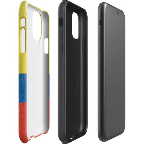 Ecuador Flag Distressed iPhone 11 Pro Max Impact Case