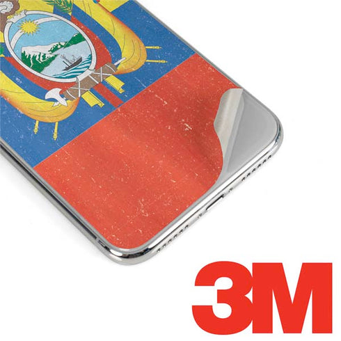 Ecuador Flag Distressed iPhone 11 Pro Max Skin