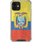 Ecuador Flag Distressed iPhone 12 Clear Case
