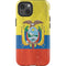 Ecuador Flag Distressed iPhone 14 Impact Case