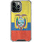 Ecuador Flag Distressed iPhone 14 Pro Max Clear Case