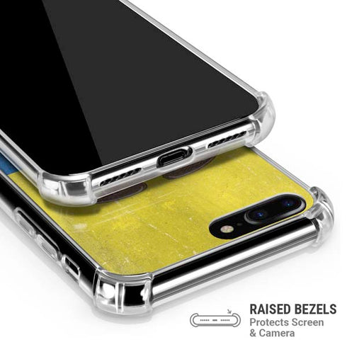 Ecuador Flag Distressed iPhone 7/8 Plus Clear Case