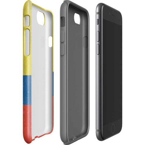 Ecuador Flag Distressed iPhone SE (2nd & 3rd Gen) Pro Case