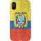 Ecuador Flag Distressed iPhone X Pro Case
